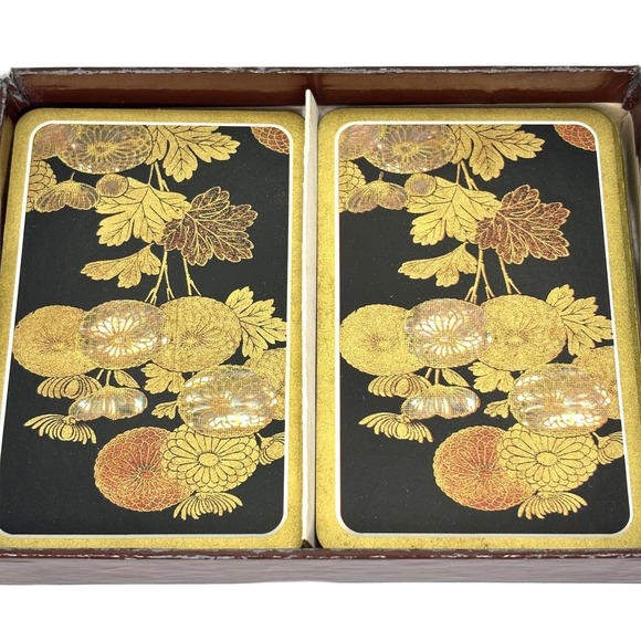 Caspari Playing Cards Japanese Lacquer Cabinet Freer Gallery Smithsonian Set - Picture 5 of 6